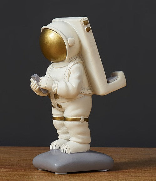 "Galactic Guardian" Astronaut Decor – Space-Themed Home Accent - Nova glow