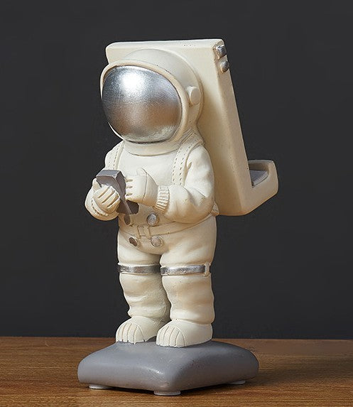 "Galactic Guardian" Astronaut Decor – Space-Themed Home Accent - Nova glow