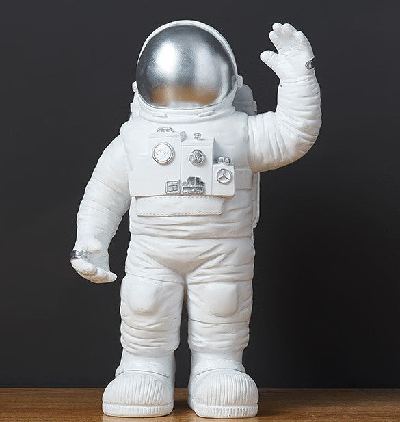 "Galactic Guardian" Astronaut Decor – Space-Themed Home Accent - Nova glow