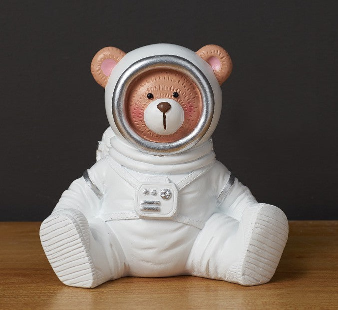 "Galactic Guardian" Astronaut Decor – Space-Themed Home Accent - Nova glow
