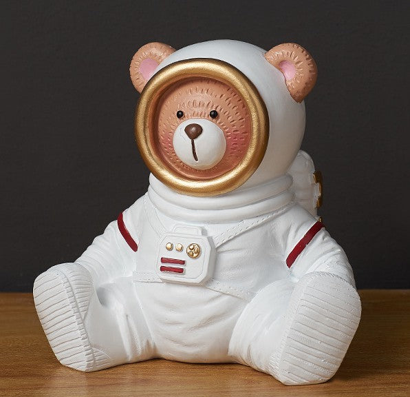 "Galactic Guardian" Astronaut Decor – Space-Themed Home Accent - Nova glow