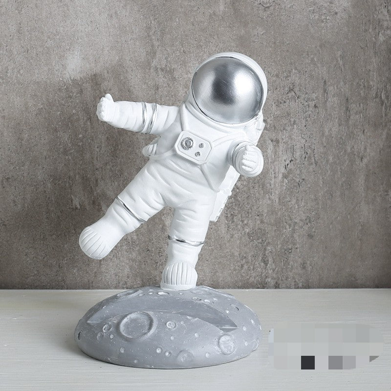 "Galactic Guardian" Astronaut Decor – Space-Themed Home Accent - Nova glow