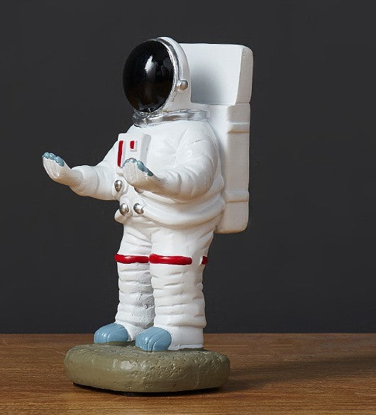 "Galactic Guardian" Astronaut Decor – Space-Themed Home Accent - Nova glow
