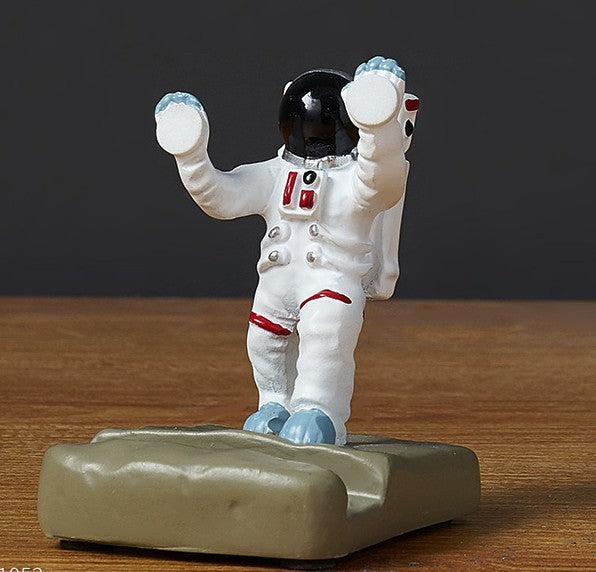 "Galactic Guardian" Astronaut Decor – Space-Themed Home Accent - Nova glow