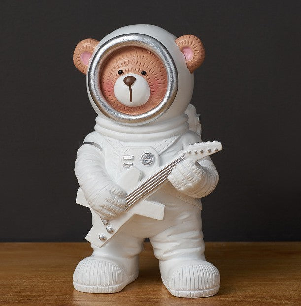 "Galactic Guardian" Astronaut Decor – Space-Themed Home Accent - Nova glow