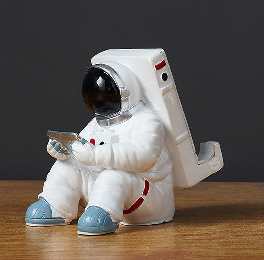 "Galactic Guardian" Astronaut Decor – Space-Themed Home Accent - Nova glow