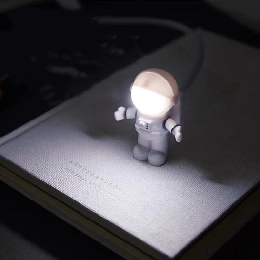 "Galactic Glow" Astronaut LED Night Light – USB Rechargeable Table Lamp - Nova glow 