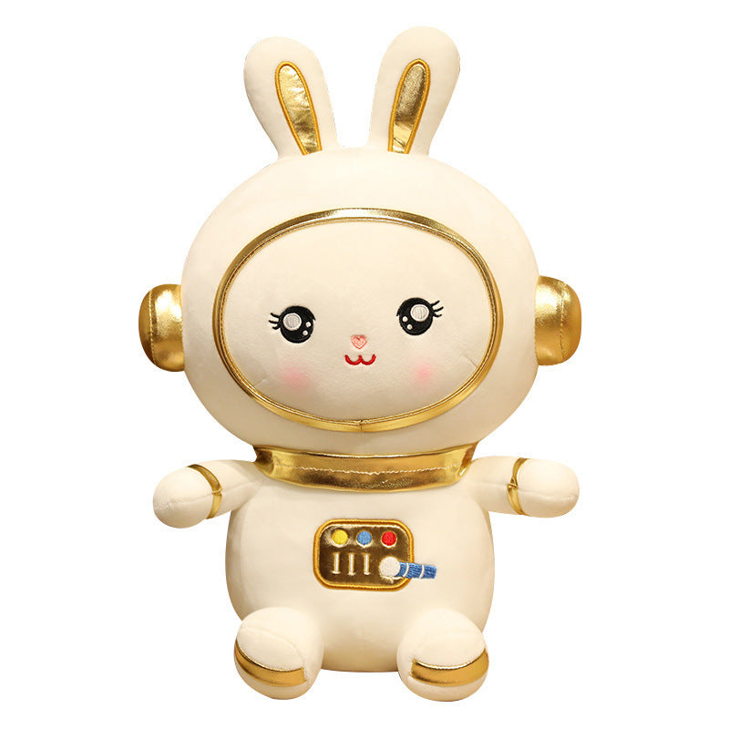 "Cosmic Bunny" Astronaut Plush Action Figures – Space Rabbit Collectibles - Nova glow 